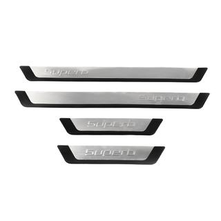 Einstiegsleisten OmsaLine (4 Stk, Edelstahl) Skoda Superb 2009-2015 Foto 2
