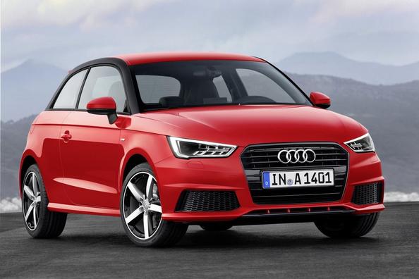 Übersicht der dreitürigen Fließheck-Audi A1