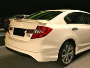 Honda Civic Sedan IX 2011-2016 Heckstoßstangenabdeckung (grundiert zum Lackieren) Foto 1