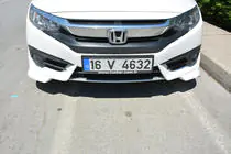 Honda Civic Sedan X 2016-2021 Ecken für Frontstoßstange (zum Lackieren) Foto 2