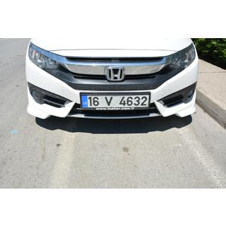 Ecken für Frontstoßstange (zum Lackieren) Honda Civic Sedan X 2016-2021 Foto 2