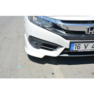 Ecken für Frontstoßstange (zum Lackieren) Honda Civic Sedan X 2016-2021 Foto 1