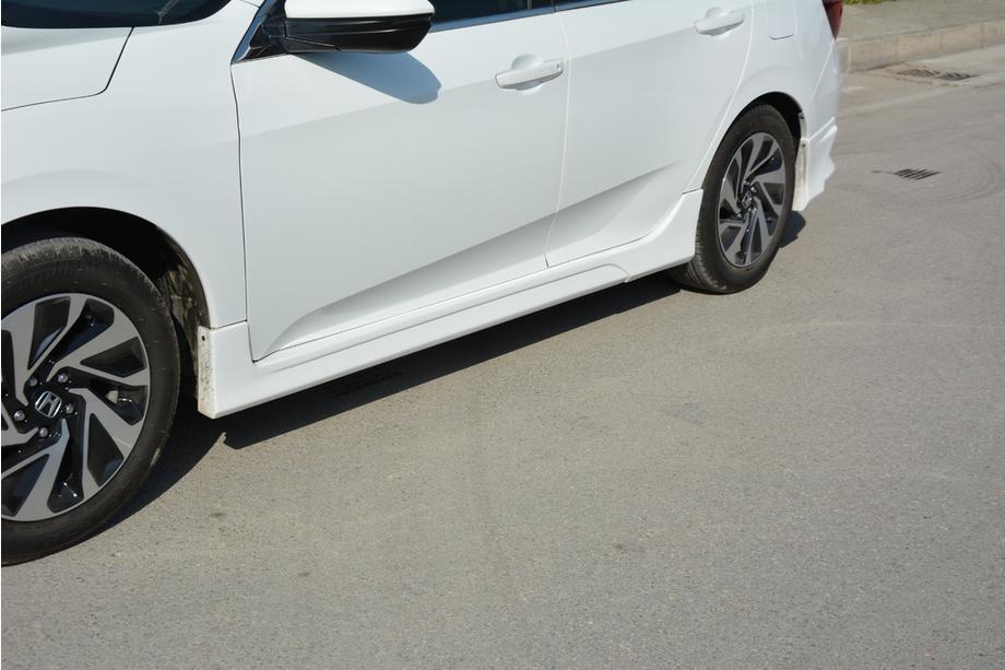Honda Civic Sedan X 2016-2021 Seitenschweller (grundiert zum Lackieren) Foto 4