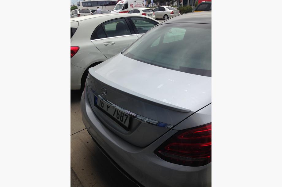 Mercedes C-сlass W205 2014-2021 Heckspoiler Meliset (grundiert zum Lackieren) Image