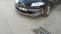 Renault Megane II 2004-2009 Frontstoßstangenlippe 2006-2009 (grundiert zum Lackieren) Foto 2