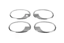 Opel Corsa C 2000-2006 Chrom Türgriffblenden (4 Stk., Edelstahl) Foto 2