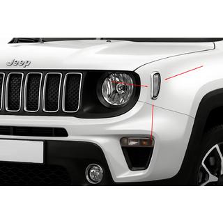 Chrom Abdeckungen für Blinker (2 Stk Edelstahl) Jeep Renegade 2014- Foto 1