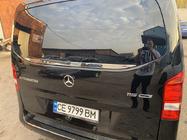 Mercedes Vito/V-class W447 2014- Chromleiste Heckscheibe (kleines Glas) Edelstahl Foto 4