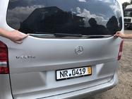 Mercedes Vito/V-class W447 2014- Chromleiste Heckscheibe (kleines Glas) Edelstahl Foto 5