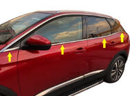 Peugeot 3008 2016-2023 Fensterzierleisten unten Edelstahl (8 Stk) OmsaLine - Italienischer Edelstahl Foto 1