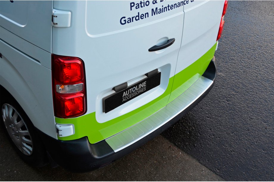 Citroen SpaceTourer 2016- Heckstoßstangenschutz OmsaLine Edelstahl Kurzer/Mittlerer Radstand Foto 7