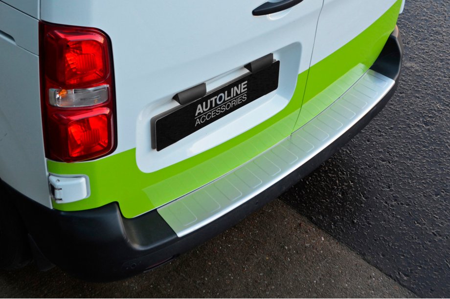 Citroen SpaceTourer 2016- Heckstoßstangenschutz OmsaLine Edelstahl Kurzer/Mittlerer Radstand Foto 10