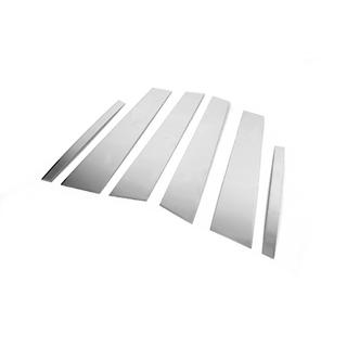 Edelstahl Türsäulen Abdeckungen BMW 3 Series E90/E91 2005-2011 Foto 3
