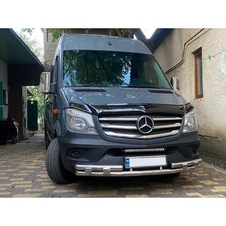 Frontschutzbügel unten Shark (Edelstahl) Mercedes Sprinter W906 2006–2018 Foto 2
