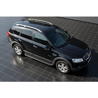 Seitenschweller Tayga Black (2 Stk., Aluminium) Chevrolet Captiva 2006-2019 Foto 1