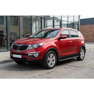 Seitenschweller Tayga Black (2 Stk., Aluminium) Kia Sportage 2010-2015 Foto 1