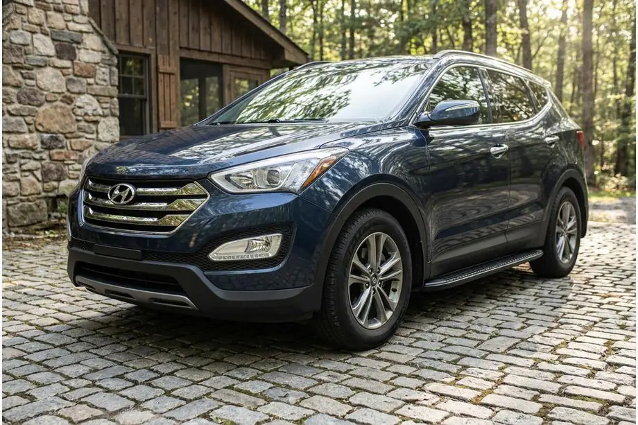 Hyundai Santa Fe 3 2012-2018 Seitenschweller Tayga Black (2 Stk., Aluminium) Foto 1