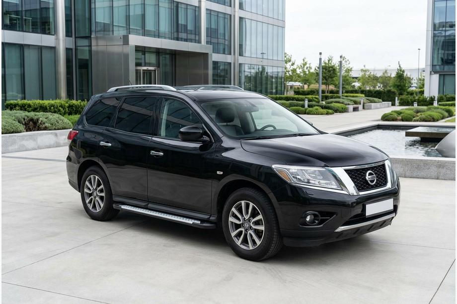 Nissan Pathfinder R52 2012-2021 Seitenschweller Allmond Grey (2 Stk, Aluminium) Foto 1