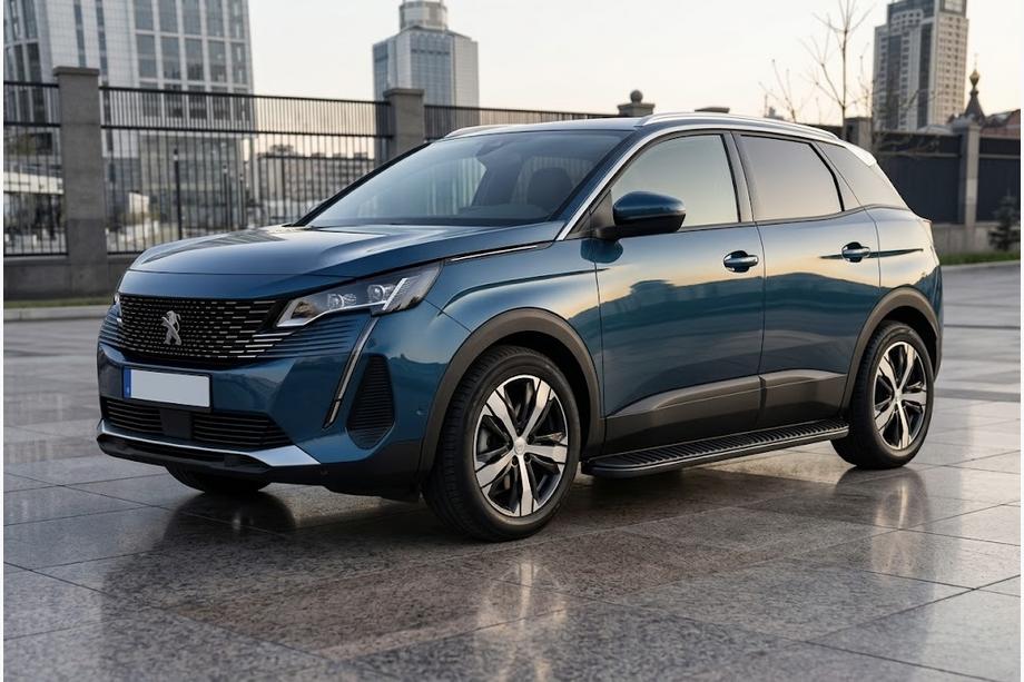 Peugeot 3008 2016-2023 Seitenschweller Tayga Black (2 Stk, Aluminium) Image