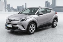 Toyota C-HR 2016-2023 Seitenschweller Allmond Black (2 Stk., Alu) Foto 1