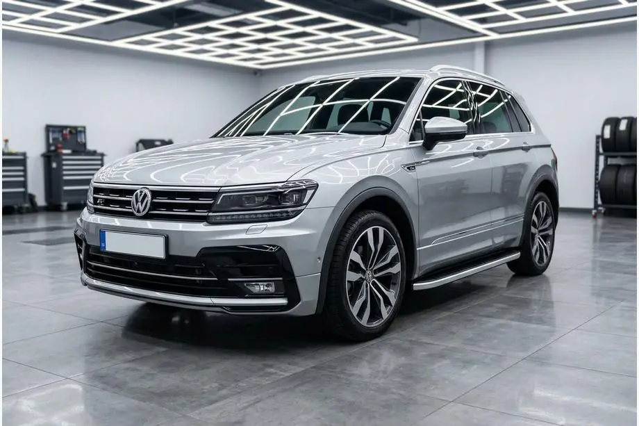 Volkswagen Tiguan 2016-2023 Seitenschweller Tayga Grey (2 Stk., Aluminium) Image