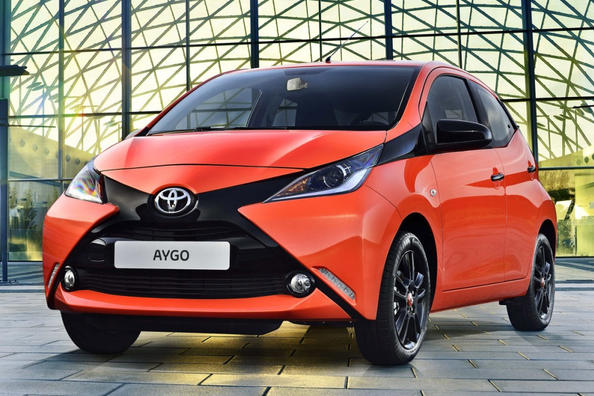 Übersicht Fließheck Toyota Aygo der zweiten Generation