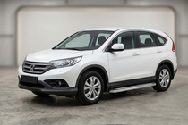 Honda CRV 2012-2016 Seitenschweller Maydos V2 (2 Stk., Aluminium & Edelstahl) Foto 1