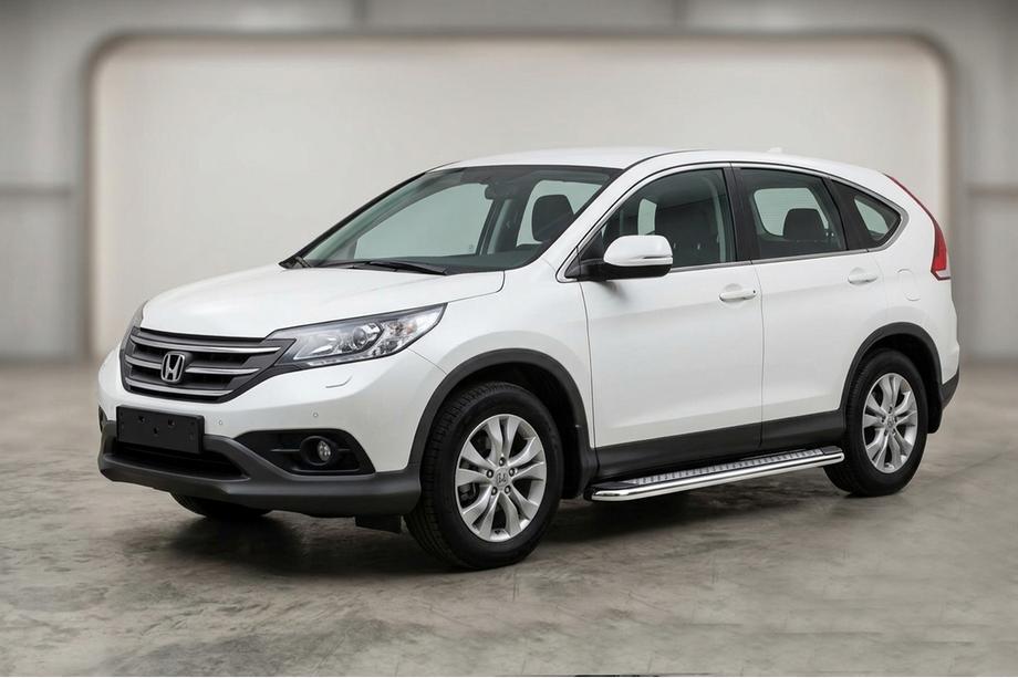 Honda CRV 2012-2016 Seitenschweller Maydos V2 (2 Stk., Aluminium & Edelstahl) Image