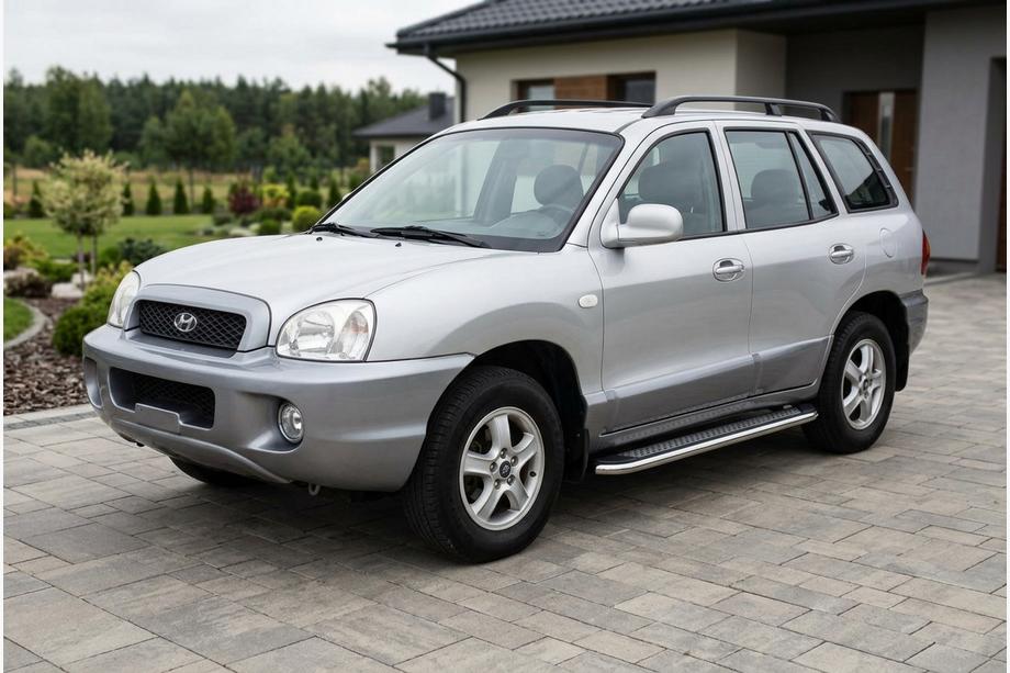 Hyundai Santa Fe 1 2000-2006 Seitenschweller Maydos V2 (2 Stk., Aluminium & Edelstahl) Image