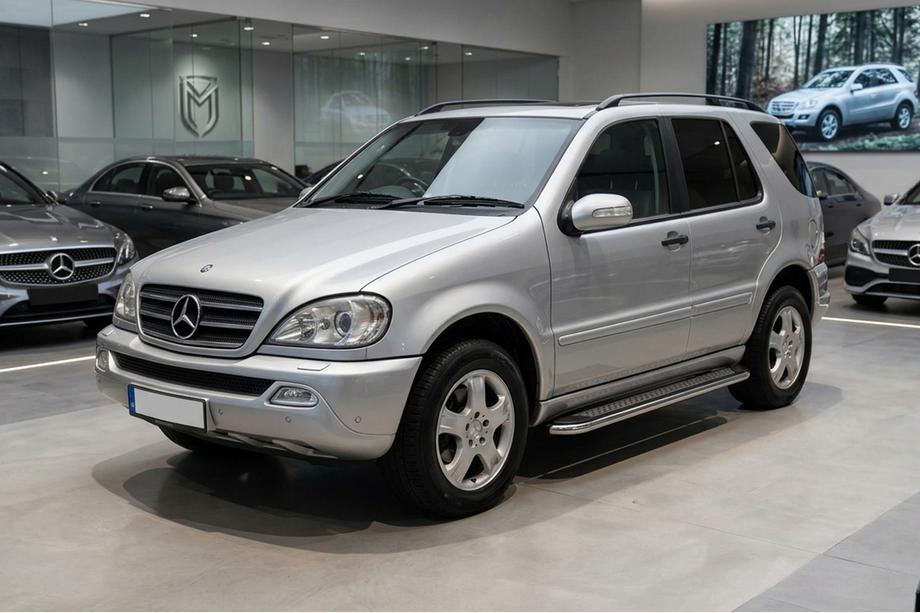 Mercedes ML W163 1997-2005 Seitenschweller Maydos V2 (2 Stk., Aluminium & Edelstahl) Image