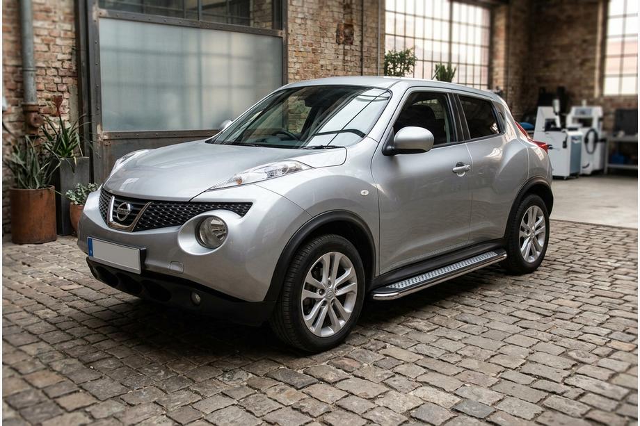 Nissan Juke 2010-2019 Seitenschweller Maydos V2 (2 Stk., Aluminium & Edelstahl) Image