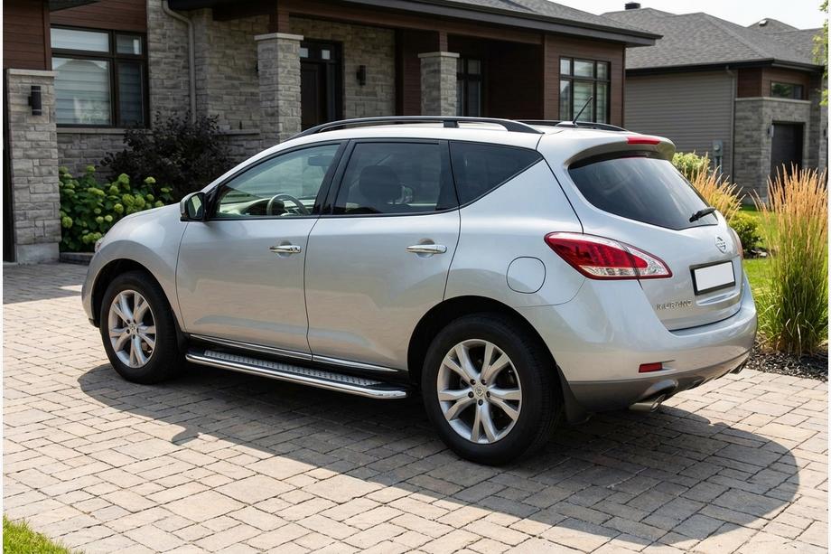 Nissan Murano 2008-2014 Seitenschweller Maydos V2 (2 Stk., Aluminium & Edelstahl) Image