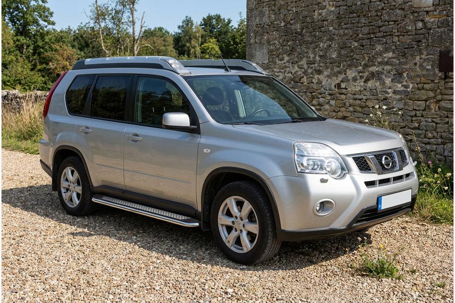 Nissan X-trail T31 2007-2014 Seitenschweller Maydos V2 (2 Stk., Aluminium & Edelstahl) Image