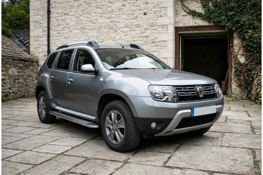 Renault Duster 2008–2017 Seitenschweller Maydos V2 (2 Stk., Aluminium & Edelstahl) Image
