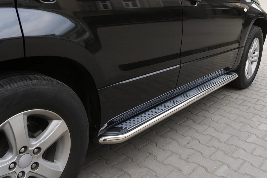 Suzuki Grand Vitara 2005-2017 Seitenschweller Maydos V2 (2 Stk., Aluminium & Edelstahl) Image