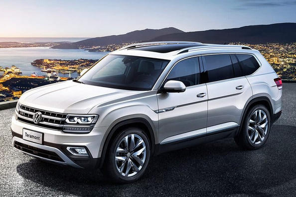 Übersicht eines SUV Volkswagen Teramont