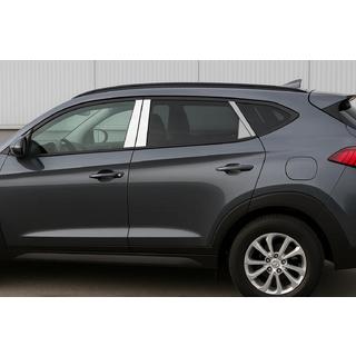 Edelstahl Säulenabdeckungen Hyundai Tucson TL 2016-2021 Foto 1