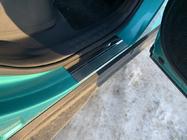 Toyota C-HR 2016-2023 Einstiegsleisten Abdeckungen Nataniko (4 Stk., Edelstahl) Premium - 3M Klebeband, 0.8 mm Foto 5