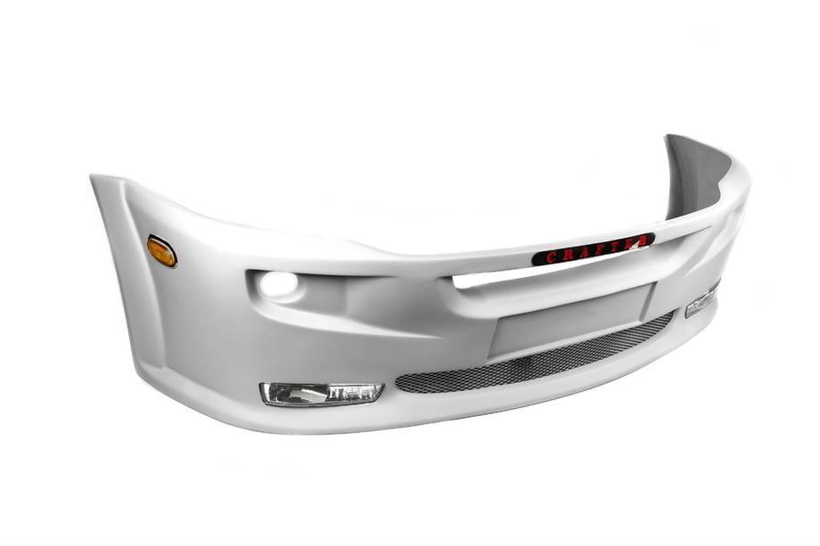 Volkswagen Crafter 2006-2016 Frontstoßstangenabdeckung 2012↗ (Era gerade, lackierbar) Image