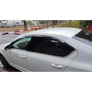 Windabweiser mit Chromleiste LiftBack (4 Stk, Niken) Foto 1