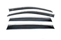 Volkswagen Tiguan 2007-2016 Windabweiser mit Chromleisten (4 Stk, Niken) Foto 6