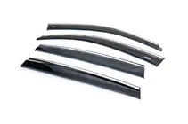 Volkswagen Tiguan 2007-2016 Windabweiser mit Chromleisten (4 Stk, Niken) Foto 7