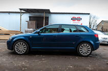 Audi A3 2003-2012 Untere Fensterleisten Edelstahl Foto 2