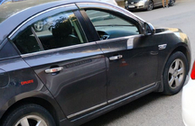 Chevrolet Cruze 2009–2015 Chrom Türleisten Abdeckungen (Edelstahl) Foto 3