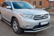Toyota Highlander 2008-2013 Frontschutzbügel ST008 (2010-2013, Edelstahl) Foto 3