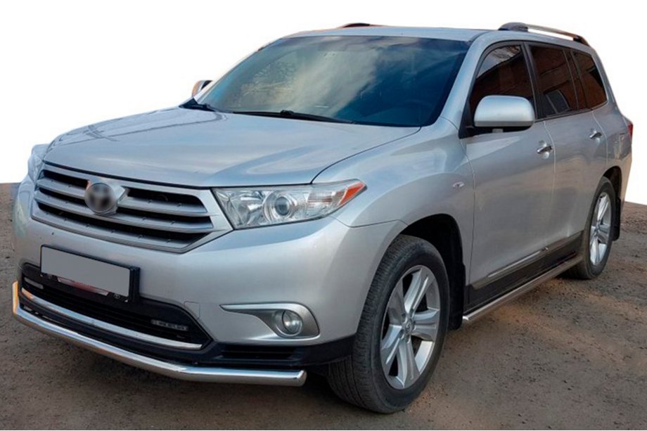 Toyota Highlander 2008-2013 Frontschutzbügel ST008 (2010-2013, Edelstahl) Image