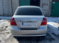 Chevrolet Aveo T250 2005-2011 Heckstoßstangenabdeckung mit Kante Kunststoff Matt, Limousine - 4-türig Foto 1