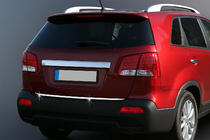 Kia Sorento II XM 2009-2014 Kofferraumleiste Edelstahl (2009-2013) Carmos - Türkischer Edelstahl Foto 1