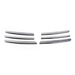 Chrom Kühlergrill Blenden (6 Stk, Edelstahl) Opel Zafira B 2005–2011 Foto 3