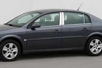 Opel Vectra C 2002-2008 Chrom Türsäulen Abdeckung (6 Stk, Edelstahl) Foto 1